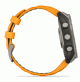 fēnix 8 – 47 mm, AMOLED - Sapphire, Titanium with Spark Orange/Graphite Silicone Band - 010-02904-11 - Garmin